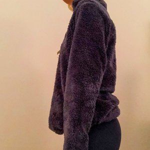 Fuzzy Lacrosse Sweater